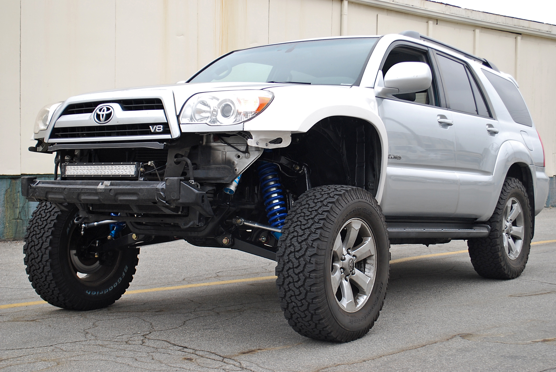 tacoma long travel front suspension
