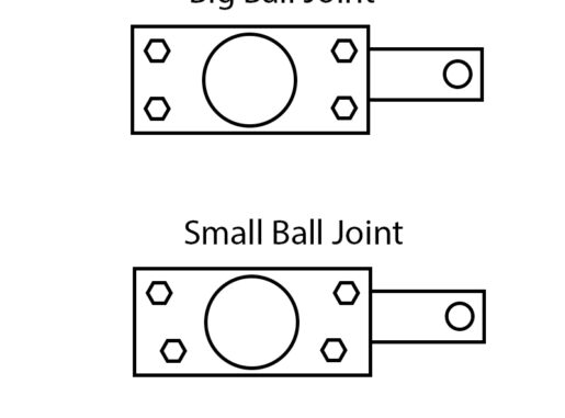 Big-ball-joint-and-small-ball-joint Stock Length LCA for Tundra (00-06) and Sequoia (00-07)