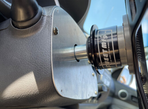 Toytoa-QR-stub-adapter11 Bolt-on Steering Wheel Quick Release Adapter for Toyota cars and trucks. This adapter works with the Sweet MFg steering wheel hub and others.