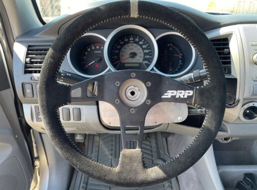 Toytoa-QR-stub-adapter9 Bolt-on Steering Wheel Quick Release Adapter for Toyota cars and trucks. This adapter works with the Sweet MFg steering wheel hub and others.