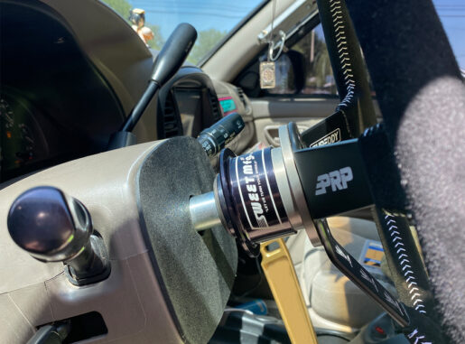 toyota-QR-stub-14 Bolt-on Steering Wheel Quick Release Adapter for Toyota cars and trucks. This adapter works with the Sweet MFg steering wheel hub and others.