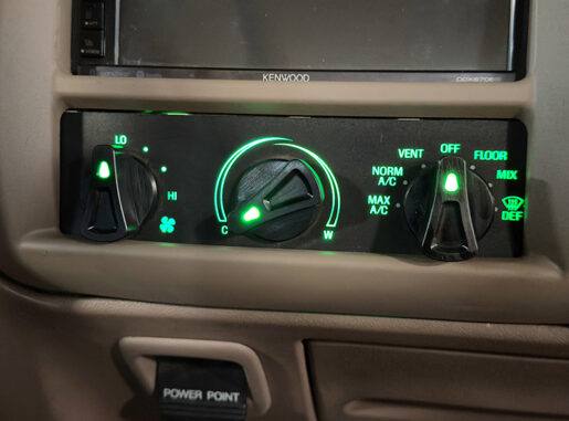 Billet-Climate-Knobs-4 Billet AC Climate Knobs / Ford 1992-97 Bronco and F-Series