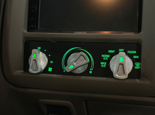 Billet-Climate-knobs Billet AC Climate Knobs / Ford 1992-97 Bronco and F-Series