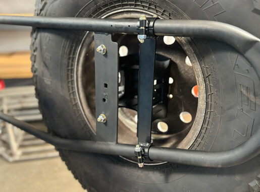 Early-Bronco-Drop-Down-Mount3 Dropped Spare Tire Mount / Early Bronco 1966-1977